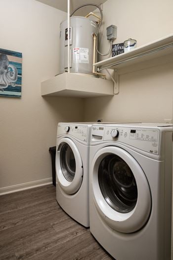 Stacked washer dryer
